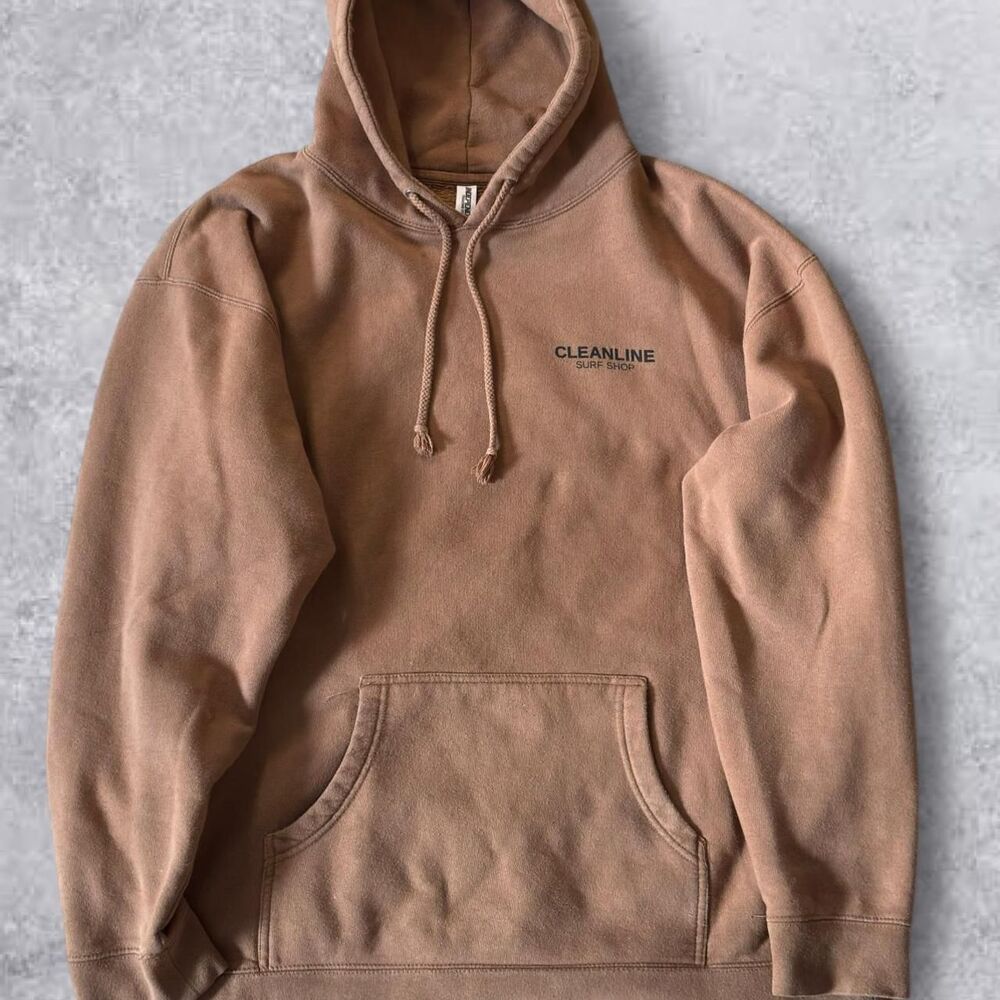 Unbranded Men's Brown and Tan Hoodie